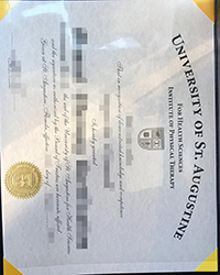 USAHS diploma, buy a fake University of St. Augustine for Health Sciences certificate