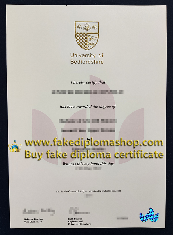 University of Bedfordshire diploma