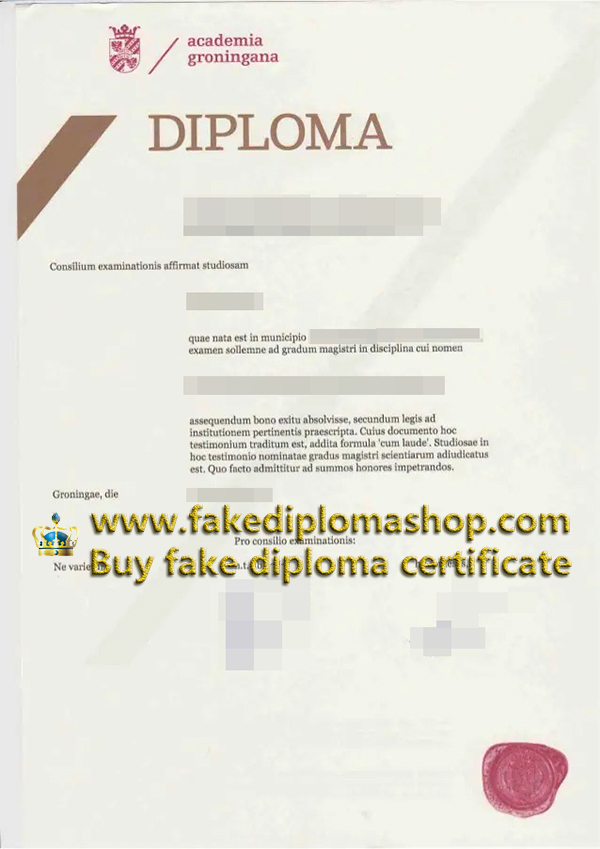 University of Groningen diploma