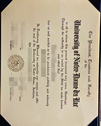 University of Notre Dame du Lac diploma, Buy a fake University of Notre Dame degree