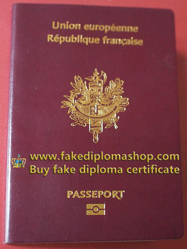 Order real passport, union européenne république française passport