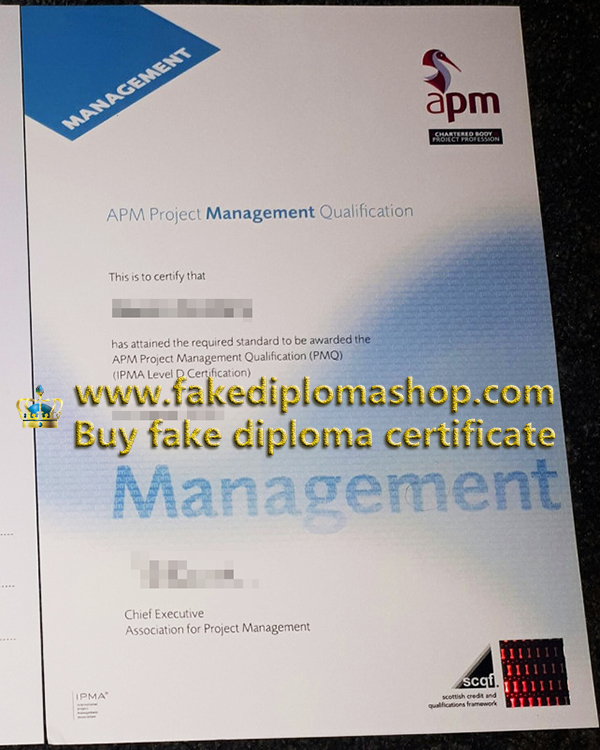 APM certificate