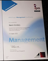 APM certificate, Purchase a fake Association for Project Management certificate