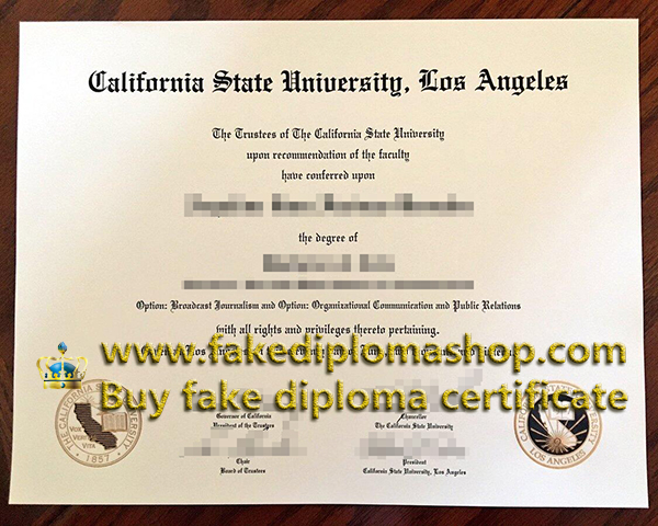 California State University, Los Angeles degree