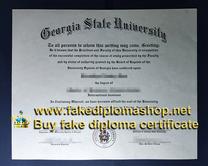 GSU degree, Georgia State University diploma