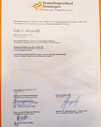 Hanze UAS diploma, buy a fake Hanze University of Applied Sciences of Groningen diploma