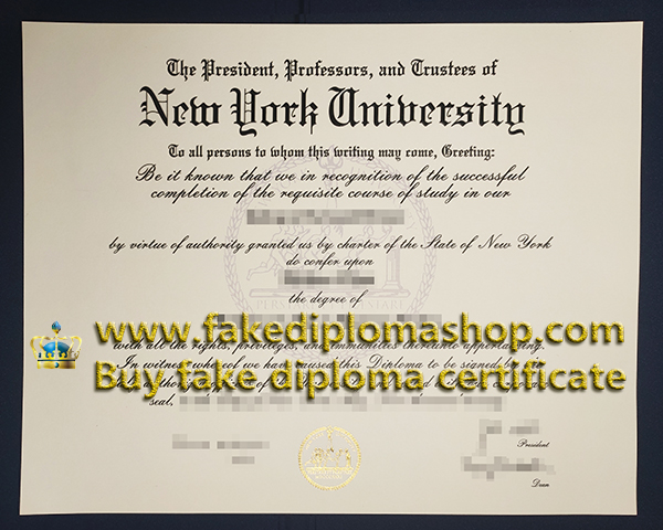 New York University degree