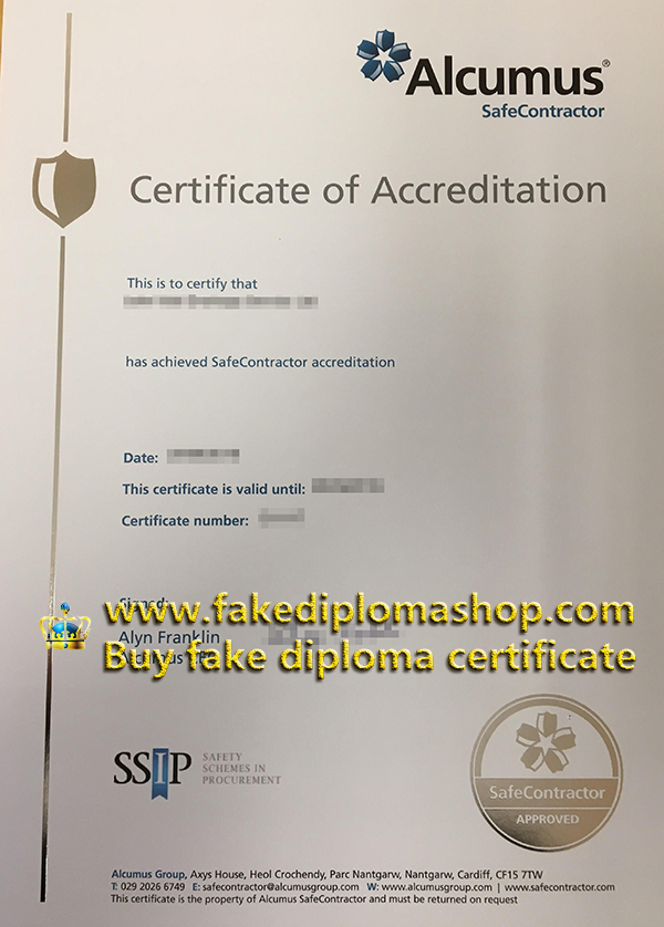 SSIP certificate