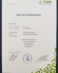 THM diploma, Order a fake University of Applied Sciences Mittelhessen diploma