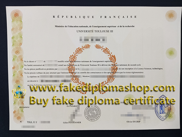 Paul Sabatier University diploma