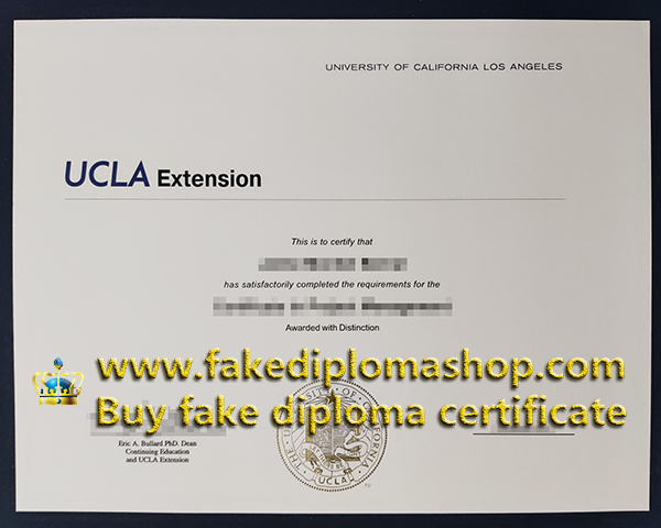 University of California, Los Angeles diploma