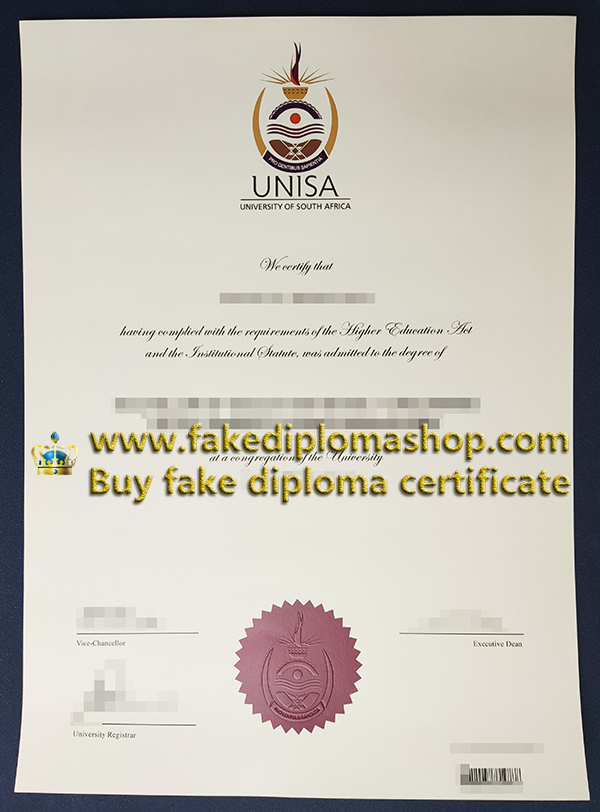 UNISA diploma