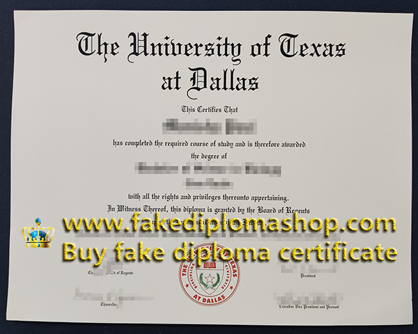 University of Texas at Dallas degree