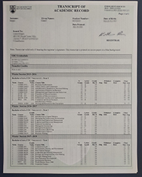 University of British Columbia transcript, Replace your Lost UBC transcript