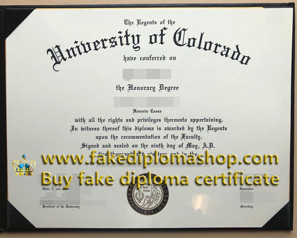 University of Colorado Boulder degree