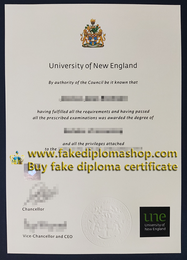 University of New England degree