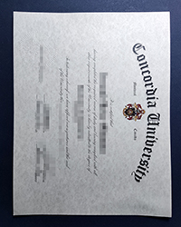 Concordia University diploma, Order a fake Concordia University degree and transcript