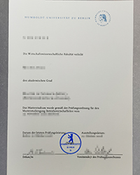 Can I buy a fake diploma to replace my Lost Humboldt University of Berlin diploma?