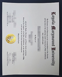 LMU diploma, Purchase a fake Loyola Marymount University degree online