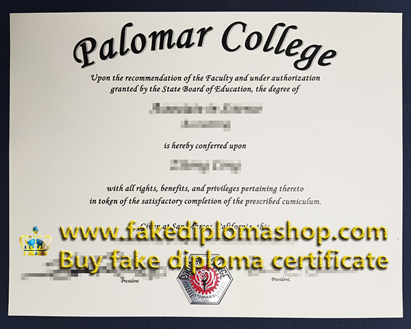 Palomar College degree