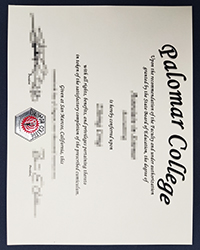 Palomar College degree for sale, Replace Your Lost Palomar College diploma