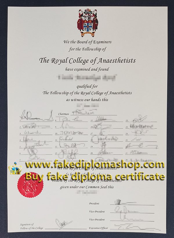 RCoA diploma