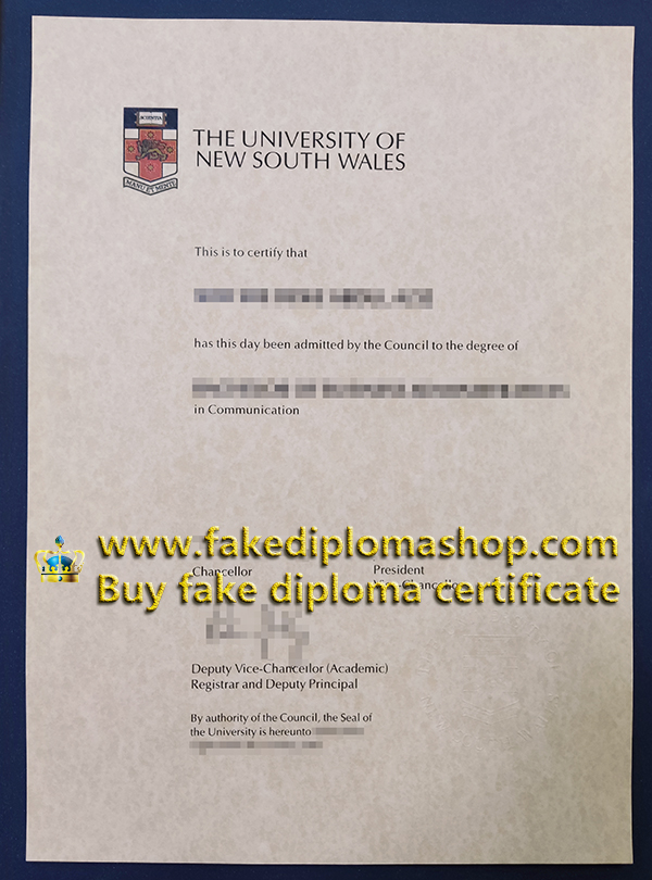 UNSW diploma