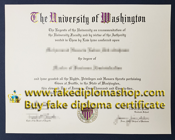 University of Washington degree