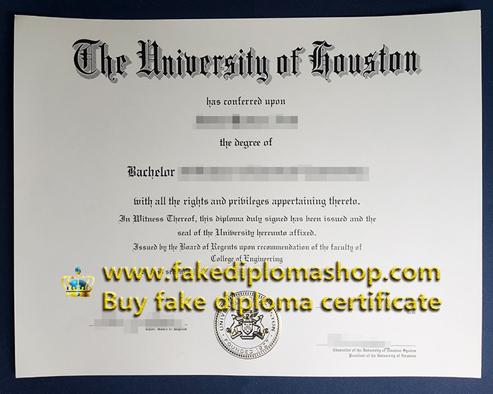 University of Houston degree of Bachelor