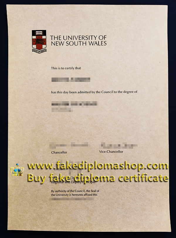 UNSW diploma