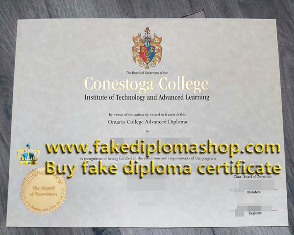 Conestoga College diploma