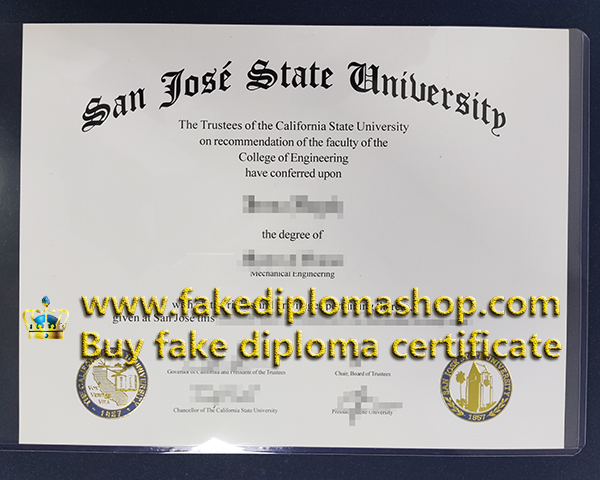 SJSU diploma