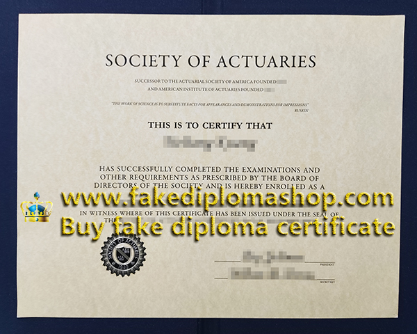 SOA certificate