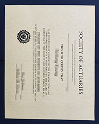 Buy a fake SOA certificate, best Society of Actuaries certificate for sale