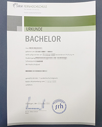 SRH Fernhochschule degree, get the copy of SRH Fernhochschule diploma