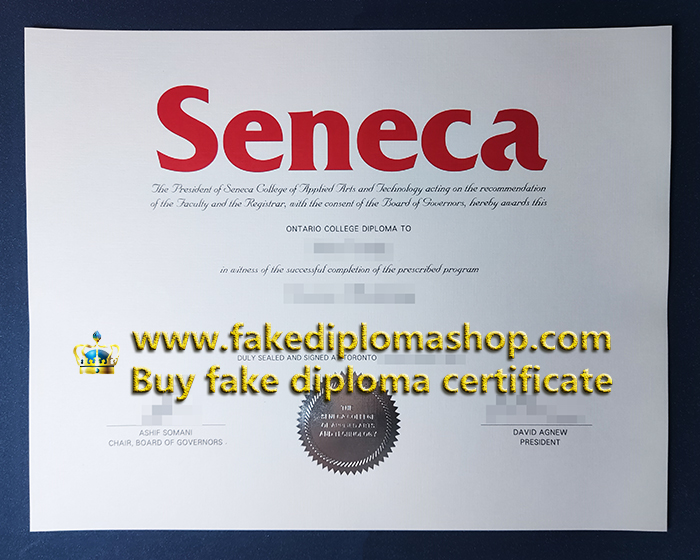 Seneca College diploma in 2023