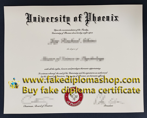 University of Phoenix degree