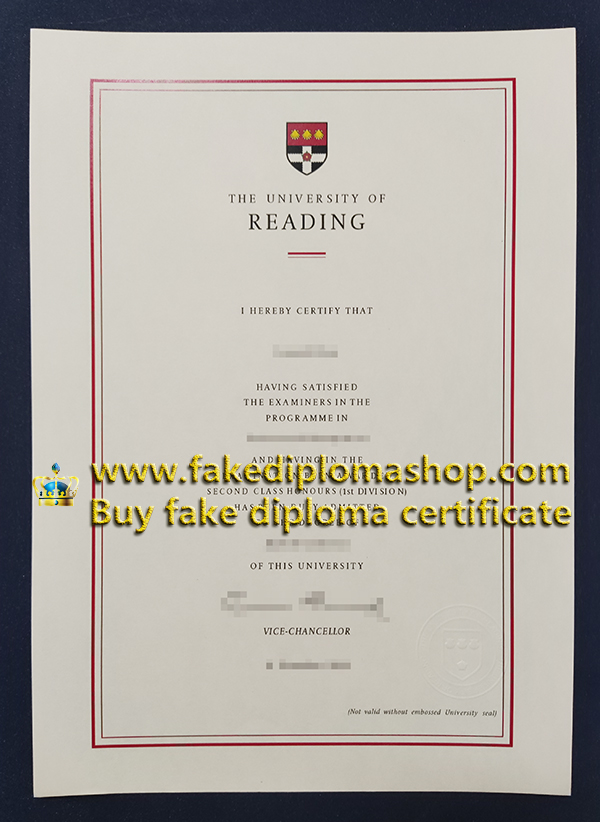 University of Reading degree