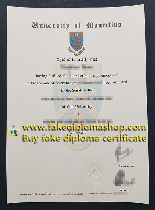 UoM diploma