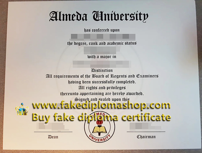 Almeda University degree