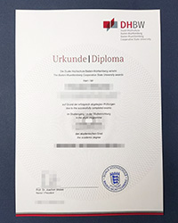 DHBW Urkunde diploma for sale, buy a fake DHBW diploma