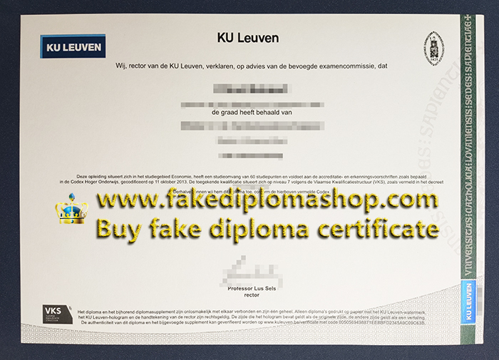 KU Leuven diploma