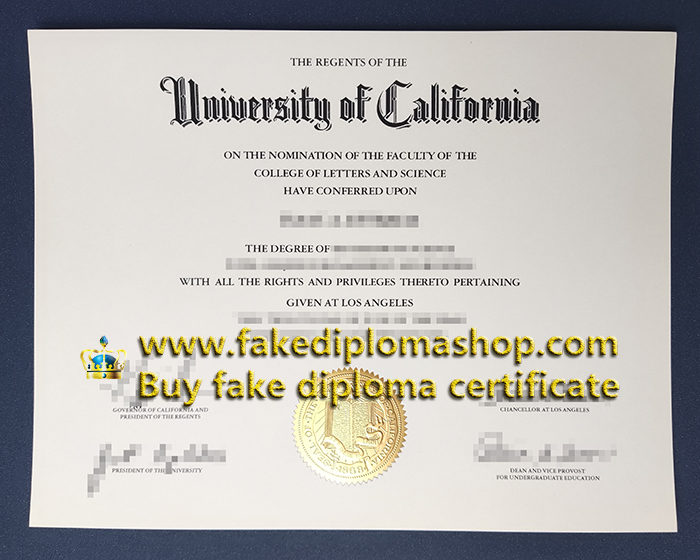 UCLA diploma