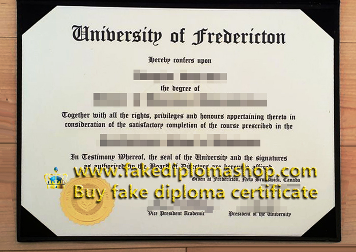 University of Fredericton diploma