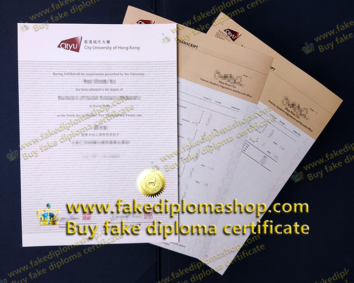 CityU diploma, City University of Hong Kong diploma and transcript