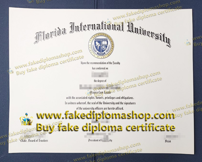 FIU diploma, Florida International University diploma