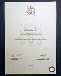 Best Northumbria University diploma of Bachelor of Arts for sale