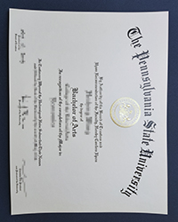 Can I buy a phony PSU diploma of Bachelor of Arts in a week?