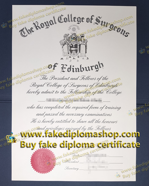 RCSEd diploma, Royal College of Surgeons of Edinburgh diploma