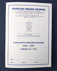 Buy a copy of Sharjah Indian School transcript quickly